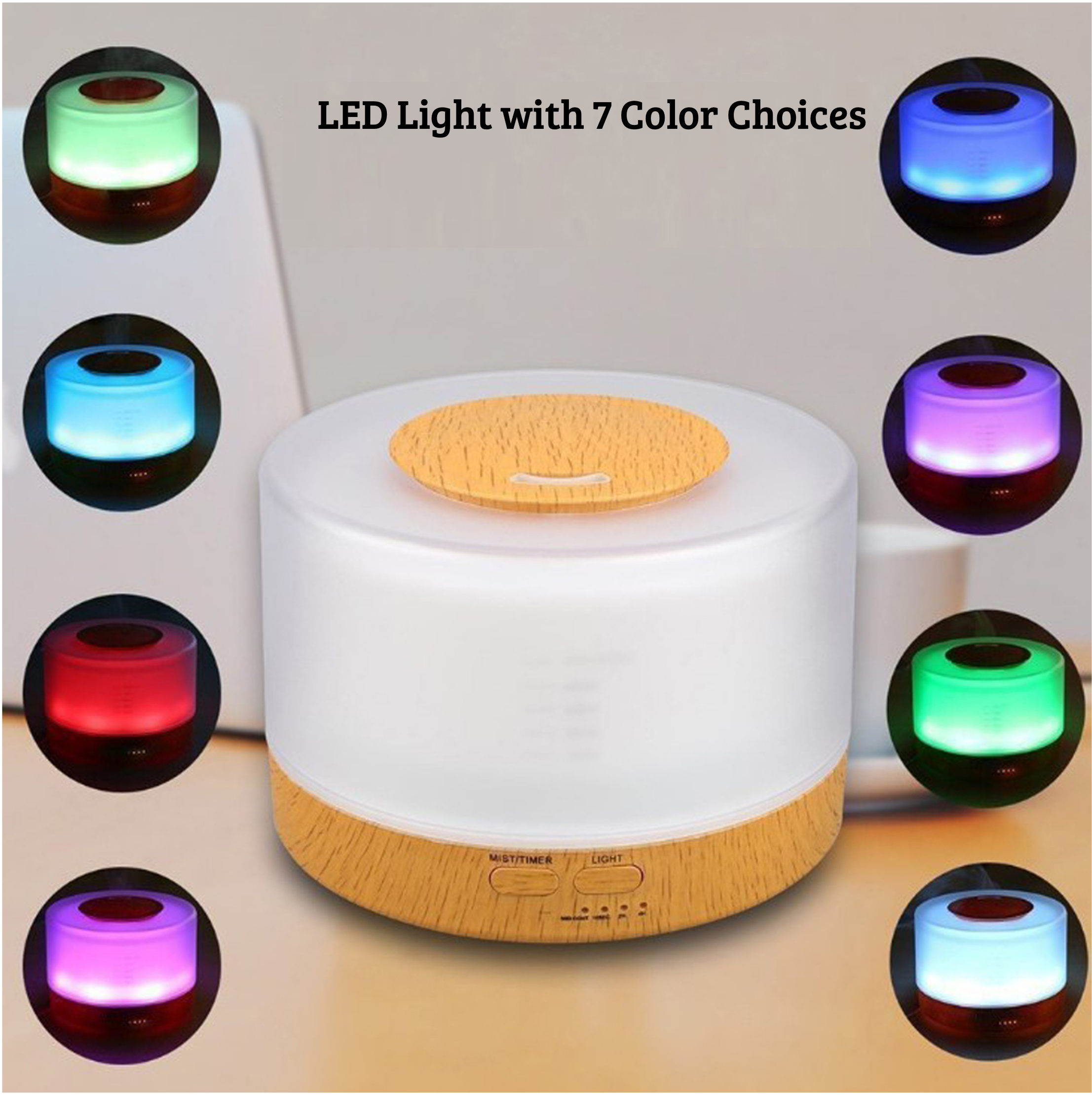 Designer 700ml Ultrasonic 5 in 1 Home Diffuser, Branches