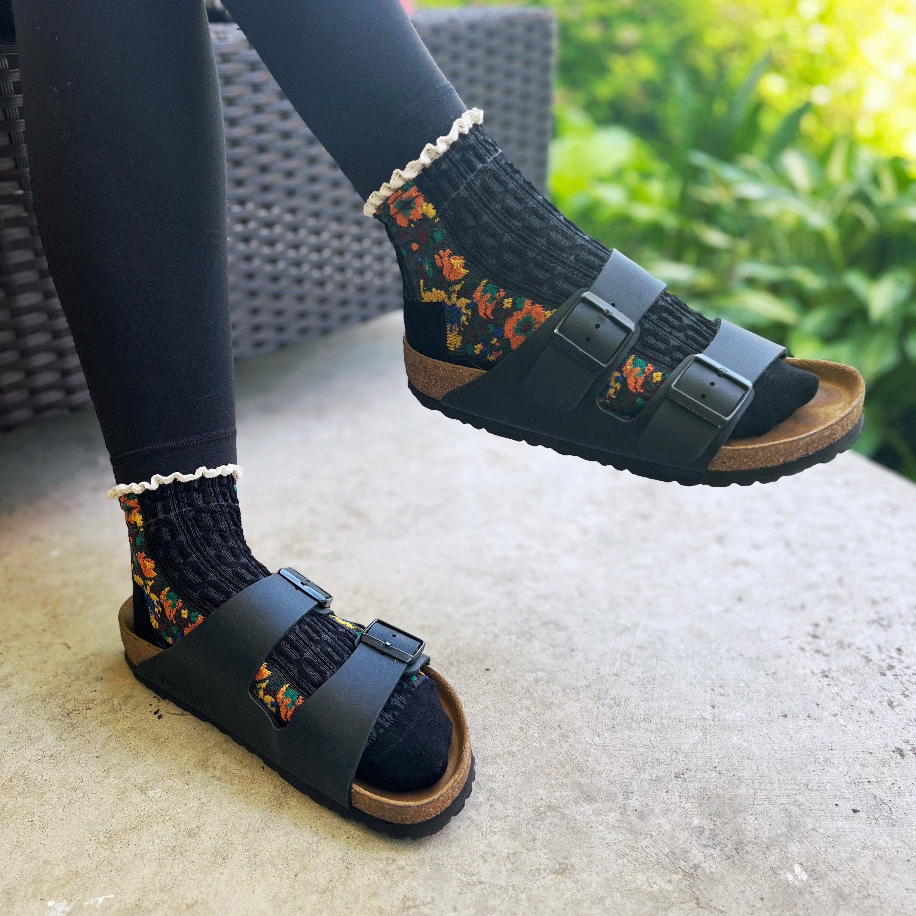 Audrey Vintage Ankle Socks