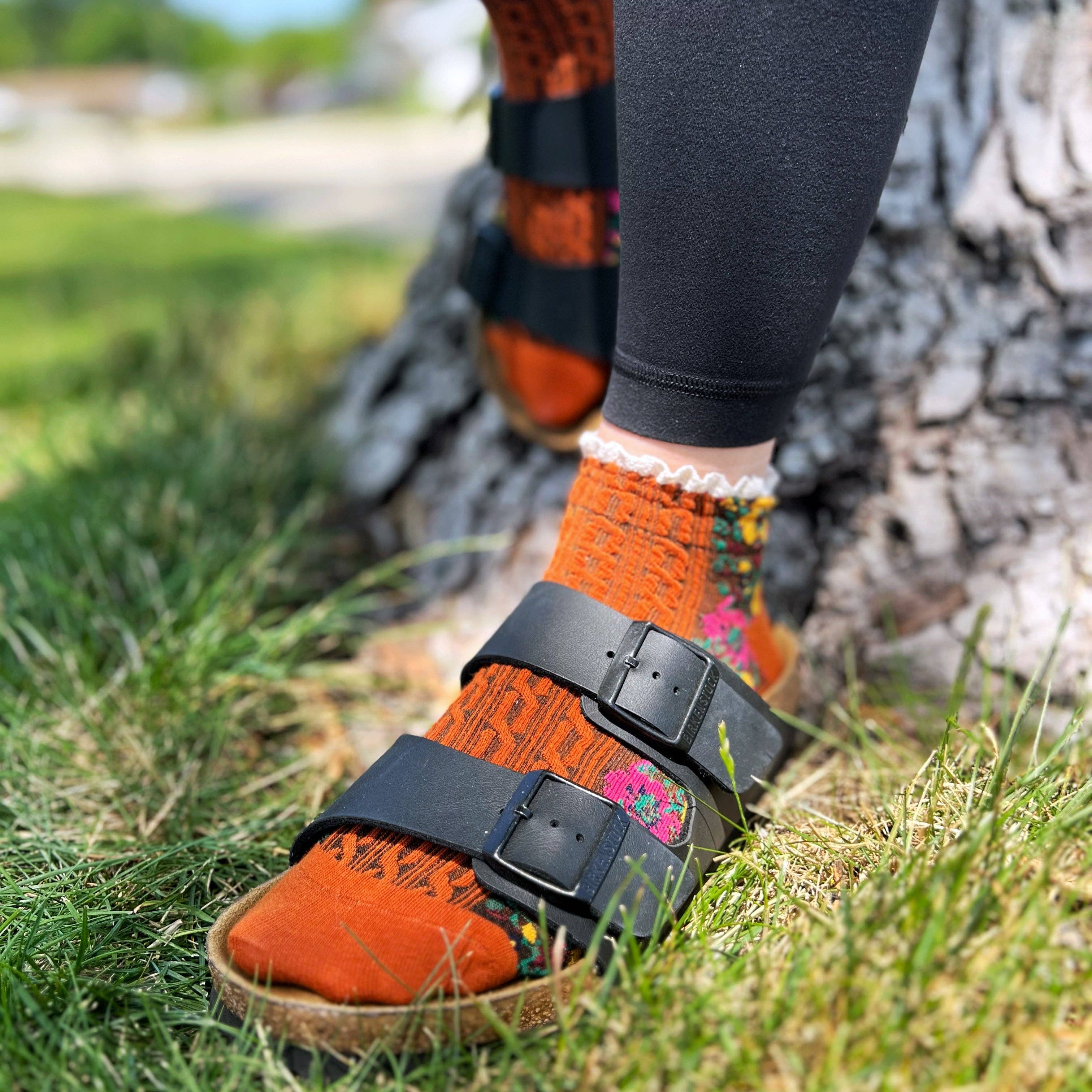 Audrey Vintage Ankle Socks