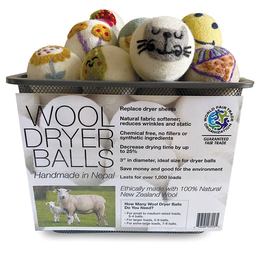 Earth & Sun Eco Wool Dryer Balls Fair Trade