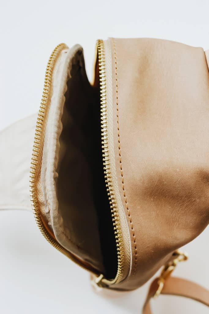Crowned Free Sling Bag - Sand
