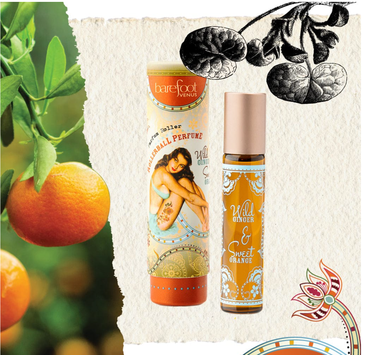 Wild Ginger & Sweet Orange | Roll on Perfume