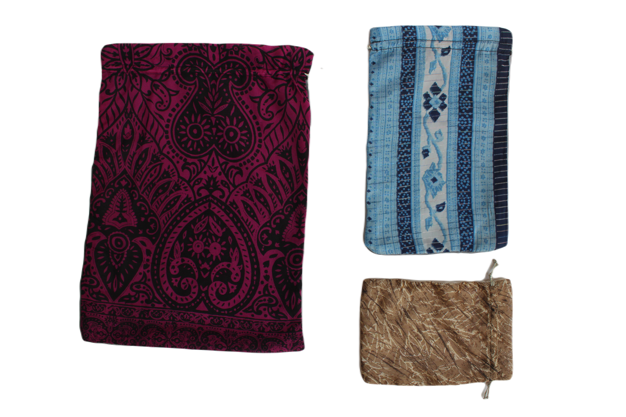 Upcycled Sari Gift Bags (3 Sizes)