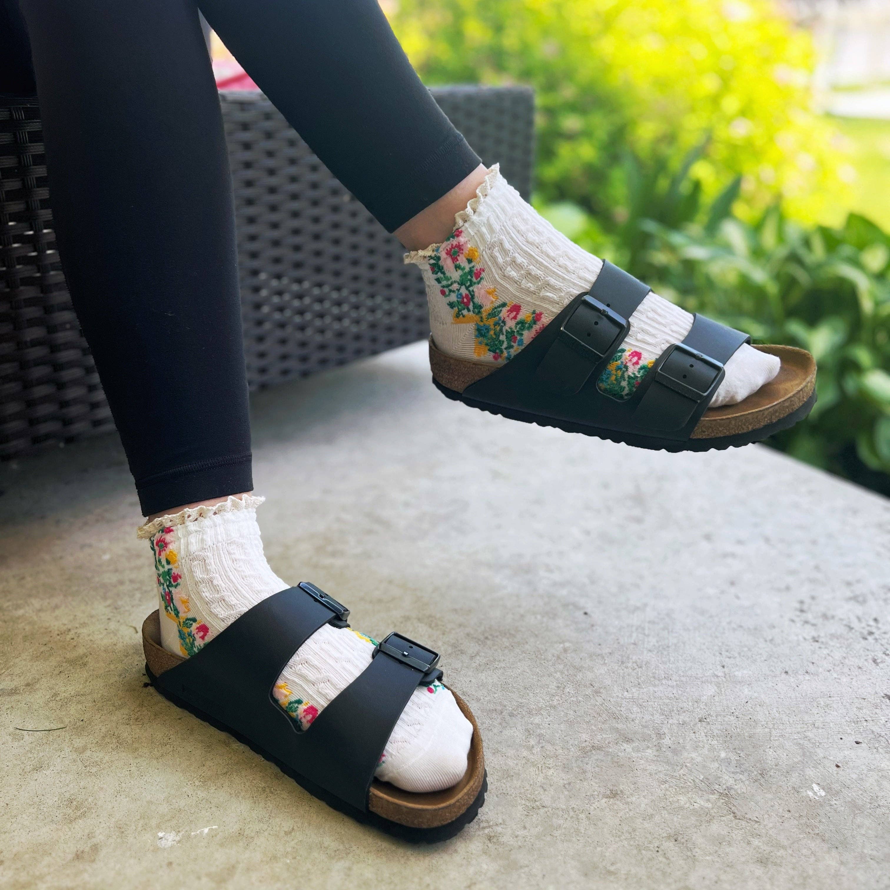 Audrey Vintage Ankle Socks