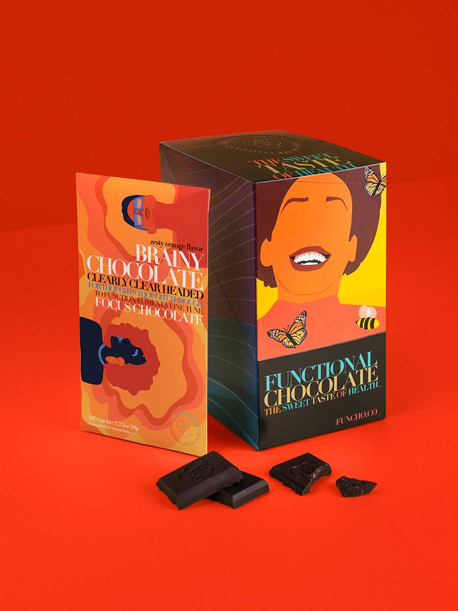 Brainy Chocolate - Focus Formula - Zesty Orange