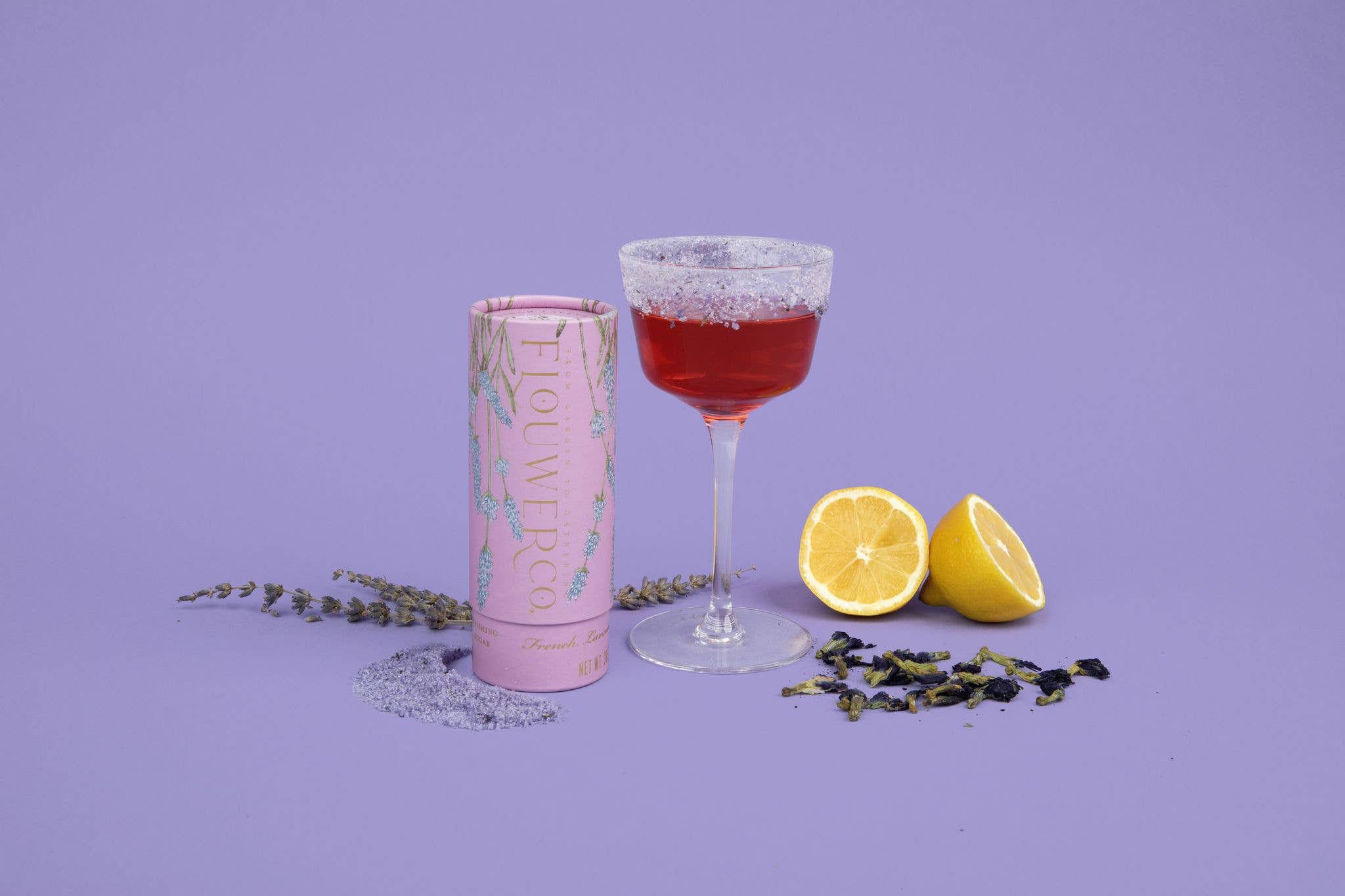 Cocktail Set Case - French Lavender