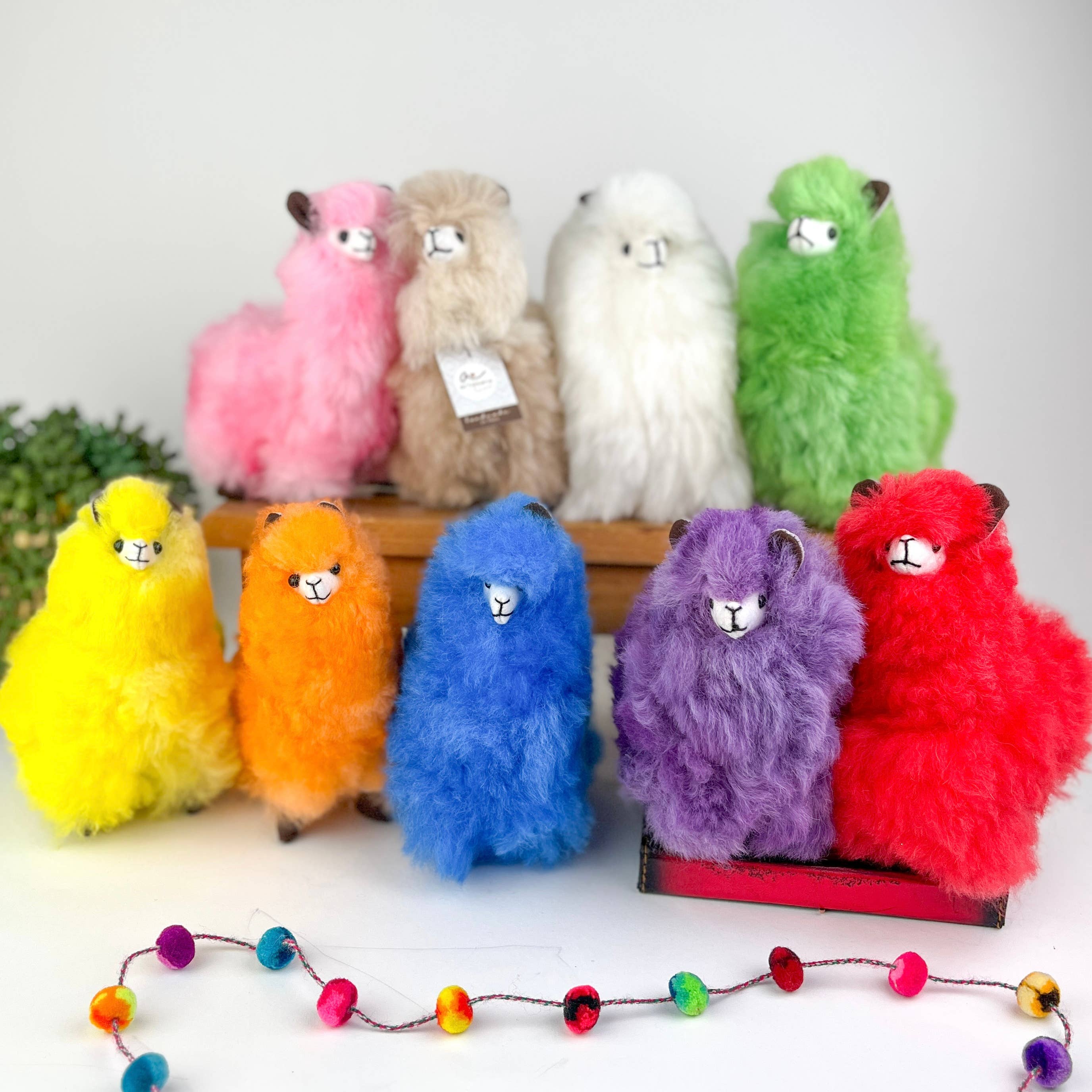 6" Small Paka Stuffed Llama Toy Alpaca