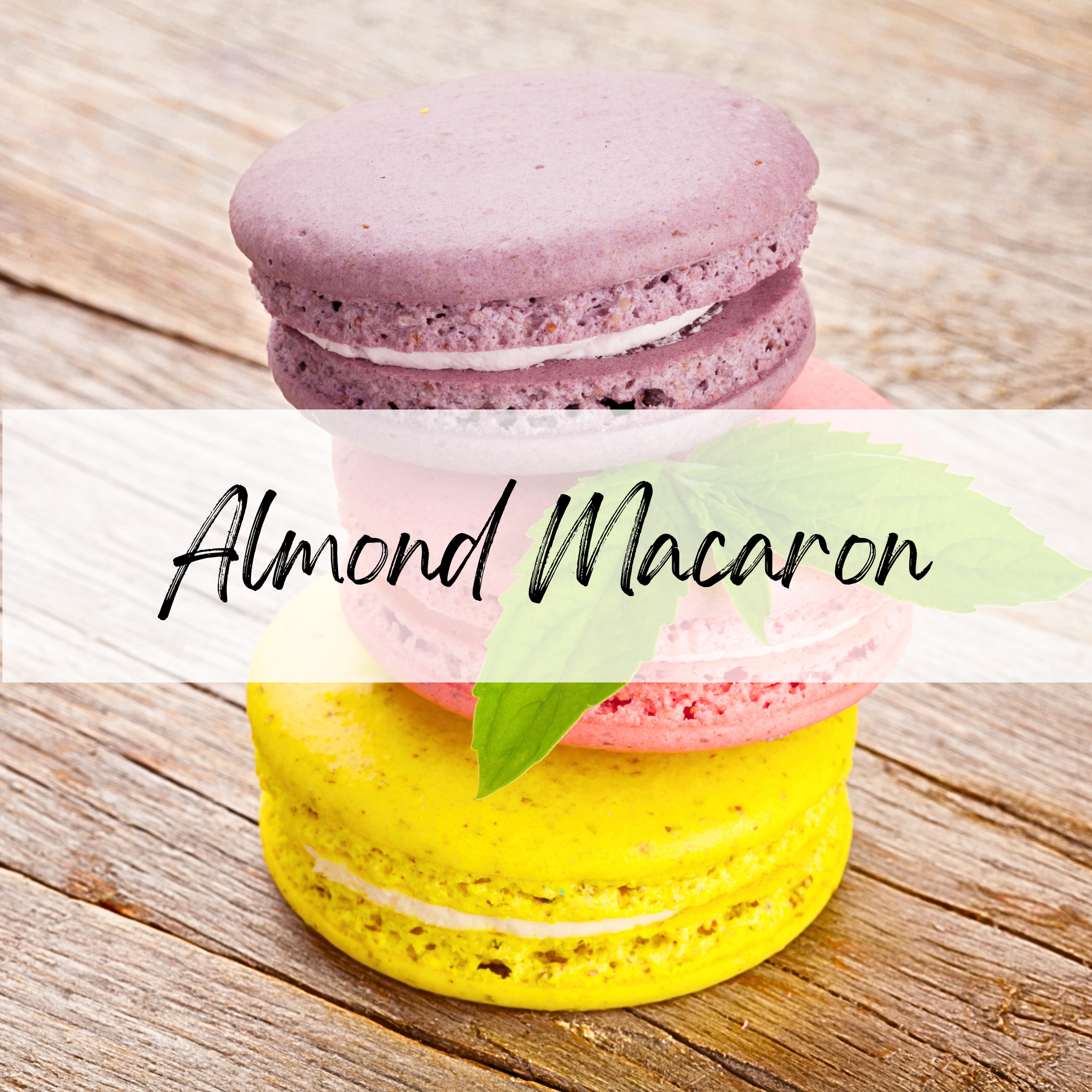 Almond Macaron Soy Candle | 100% Soy Wax, Hand-Poured, Eco-Friendly