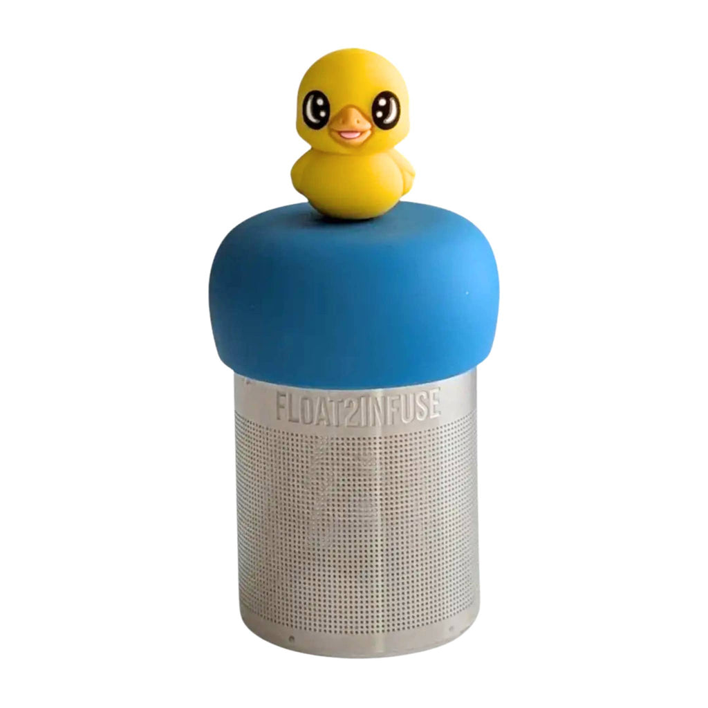 Baby Duck | Floating Tea Infuser | Blue Base | Yellow Duck