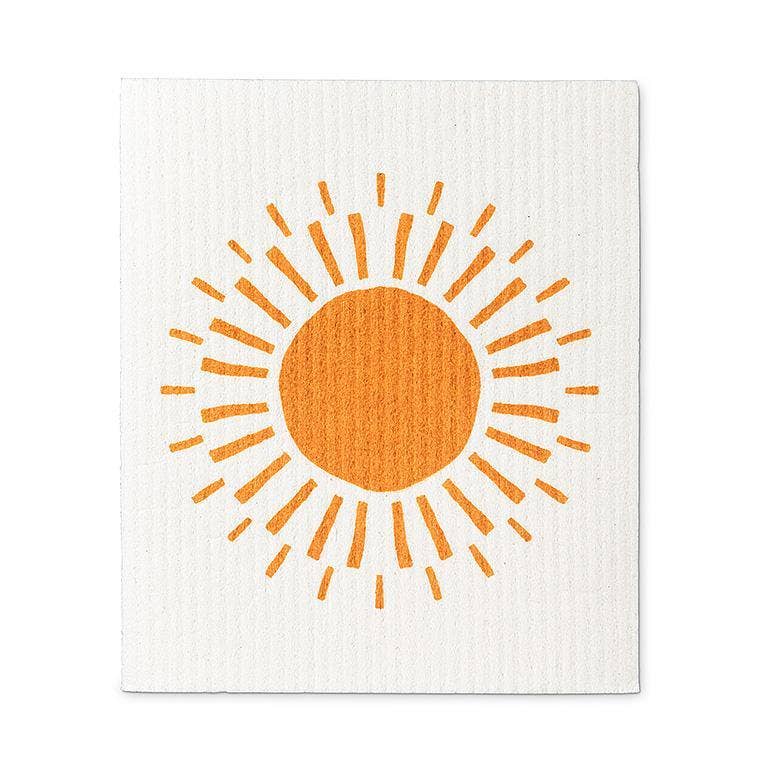 S/2 Boho Rainbow Dishcloth-6.5x8"L