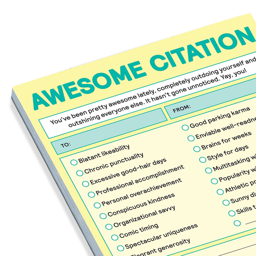 Citation Notepad Awesome Citation Nifty Note Pad (Pastel Version) – Hello Sunshine