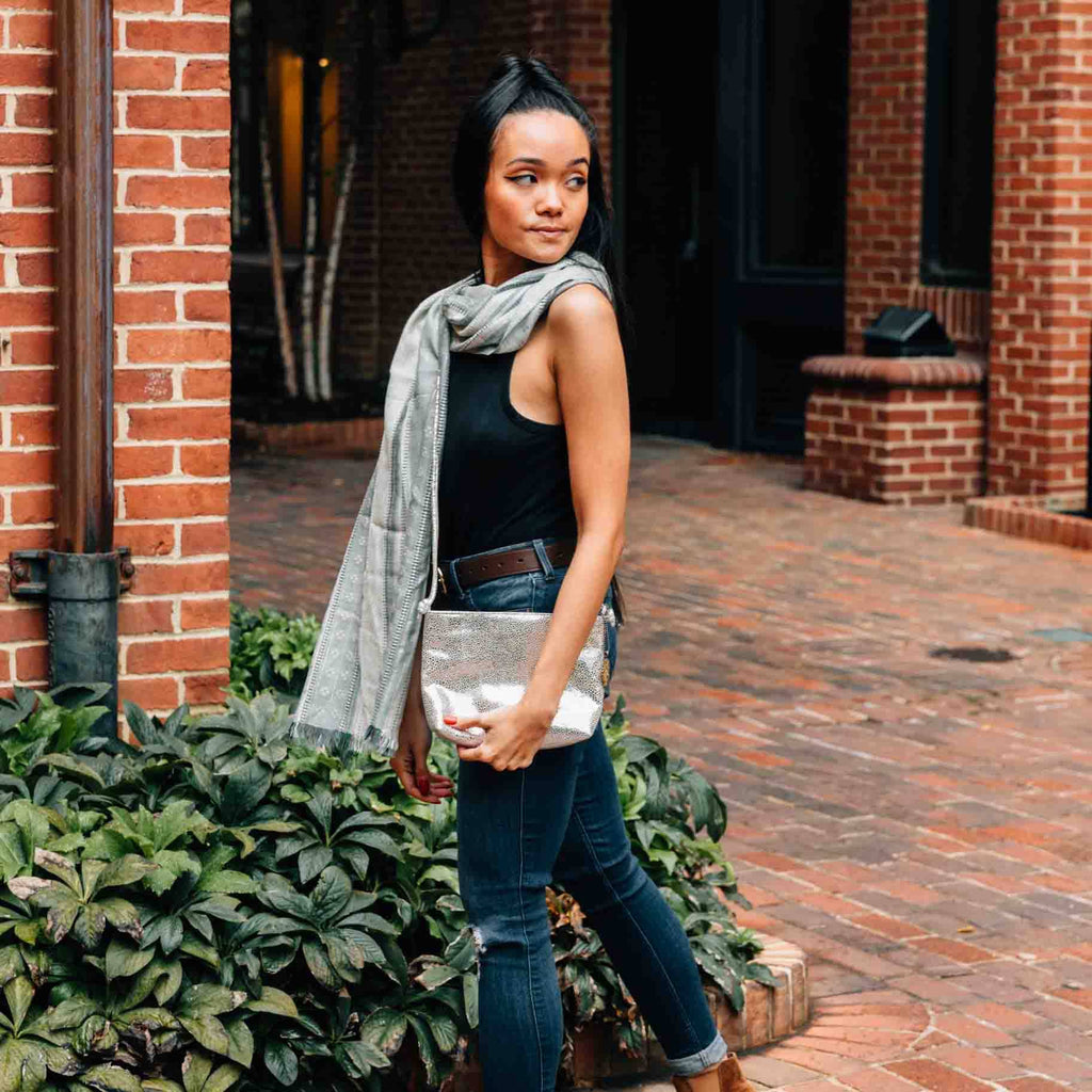 Ocean Days Striped Scarf