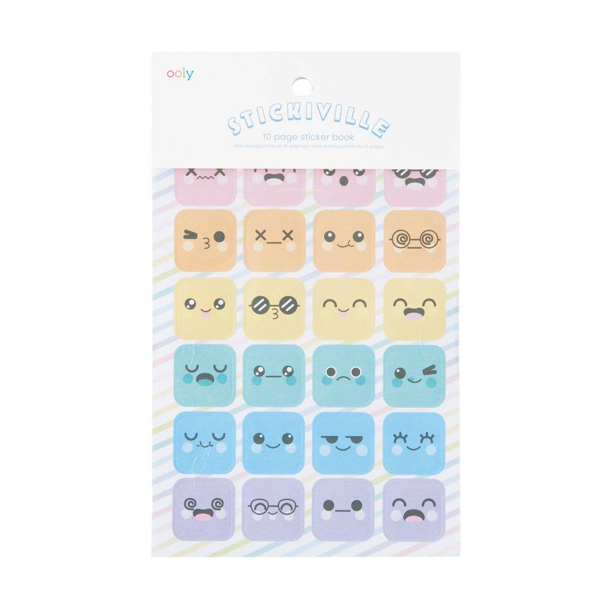 Cute Expressions Sticker Book | 10 Sheets