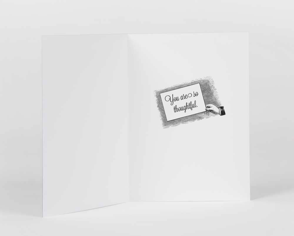 Cat & Dots Greeting Card