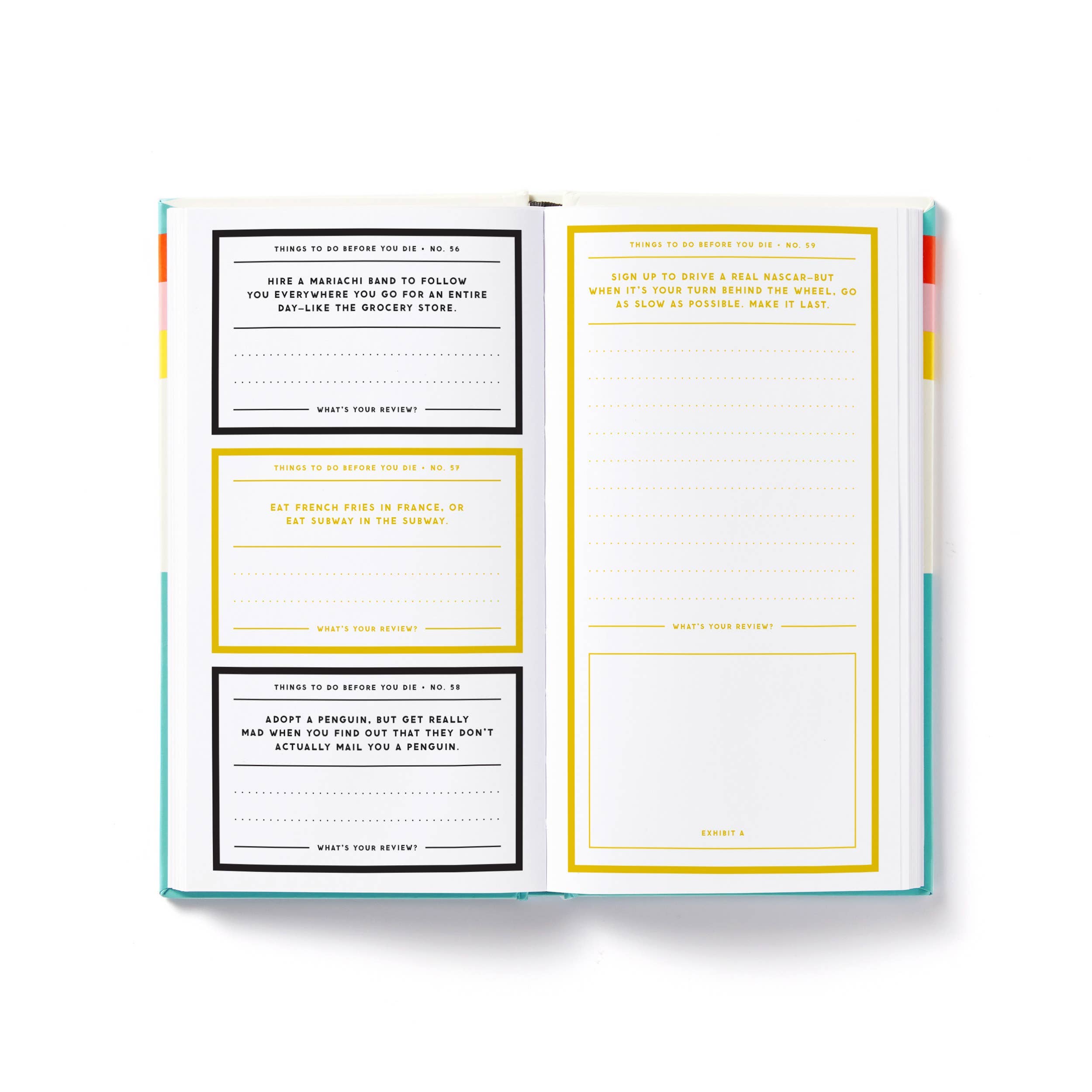 Brass Monkey A Million Things to Do Before You Die Prompted Journal