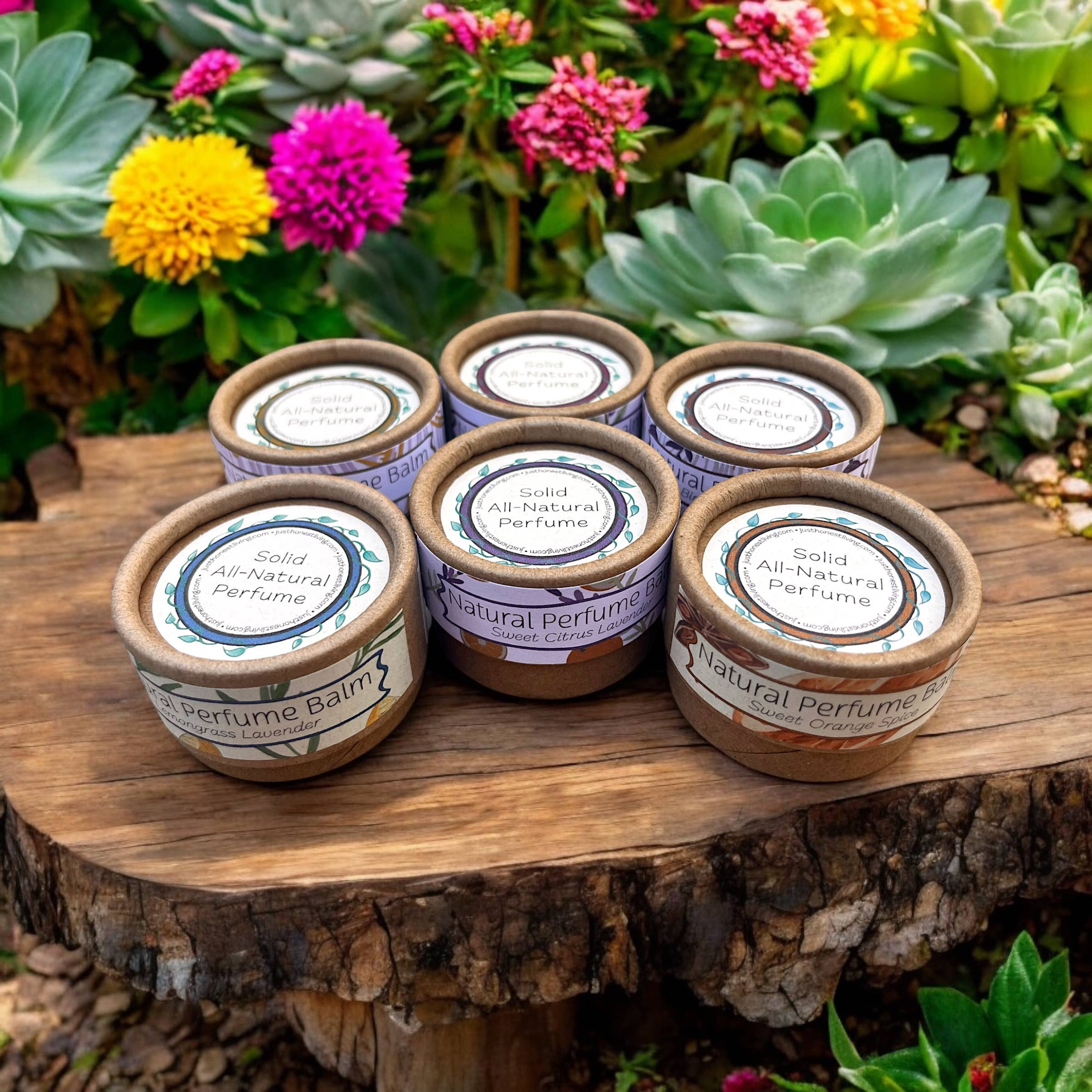 Perfume Balms, All-Natural & Compostable