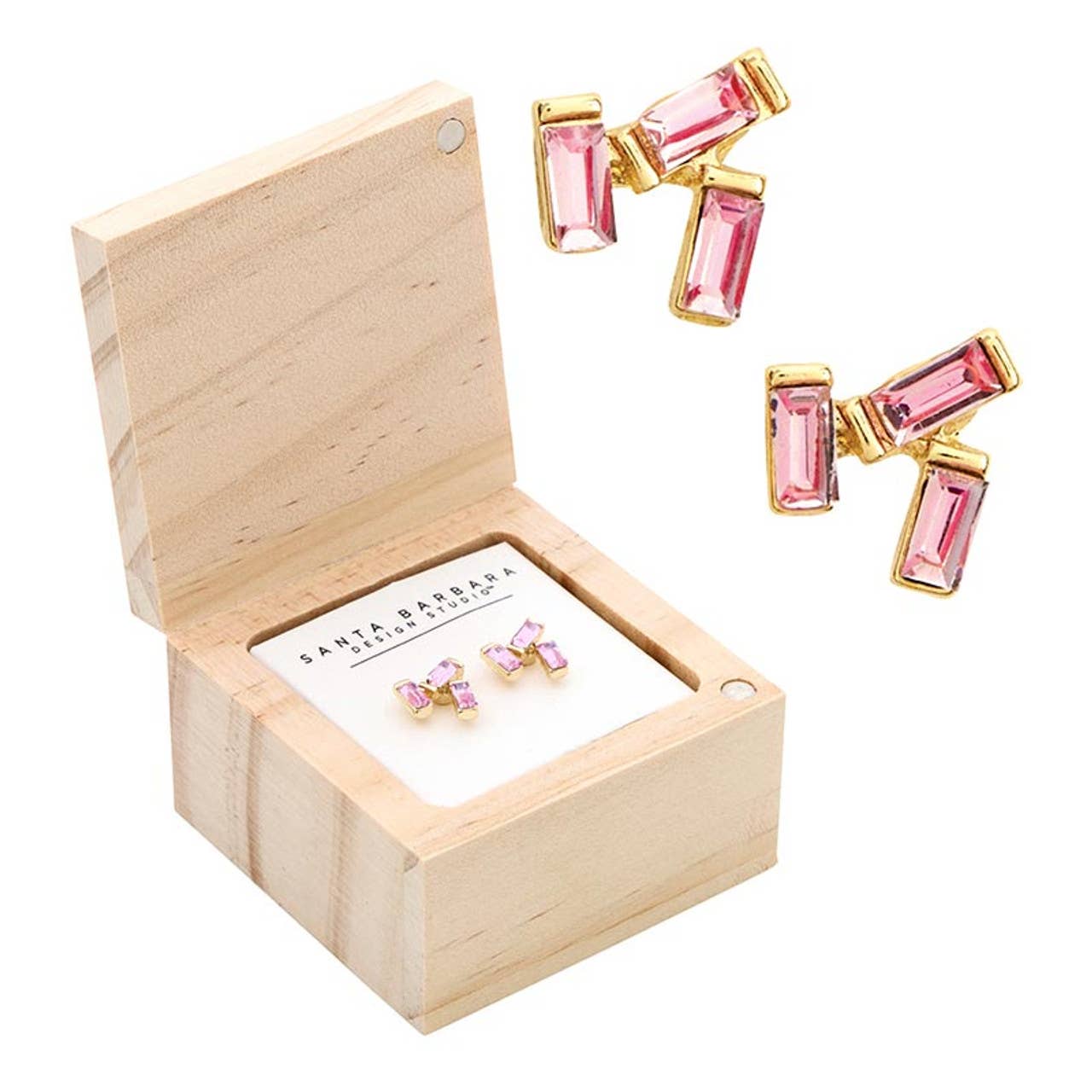 Blush Mama |Treasure Box Earrings