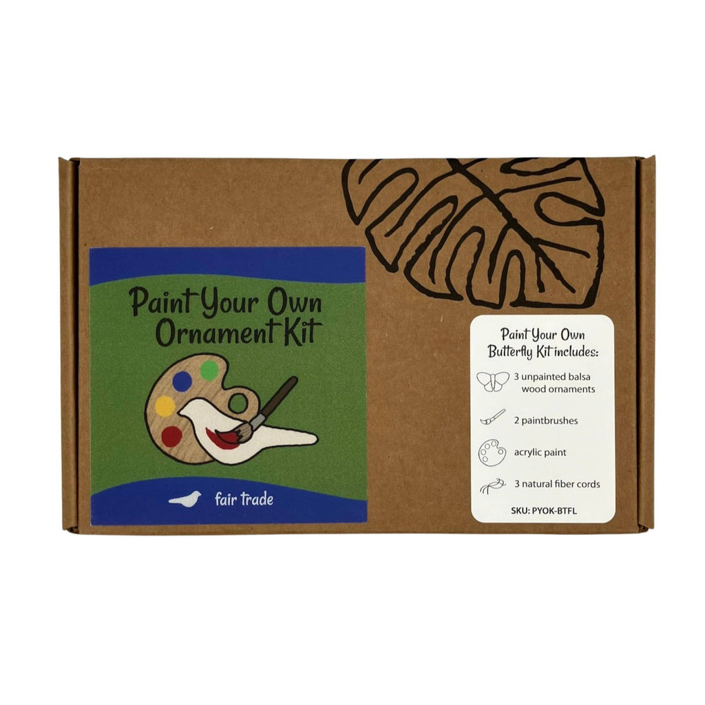 Butterfly Paint Your Own Ornament Kit