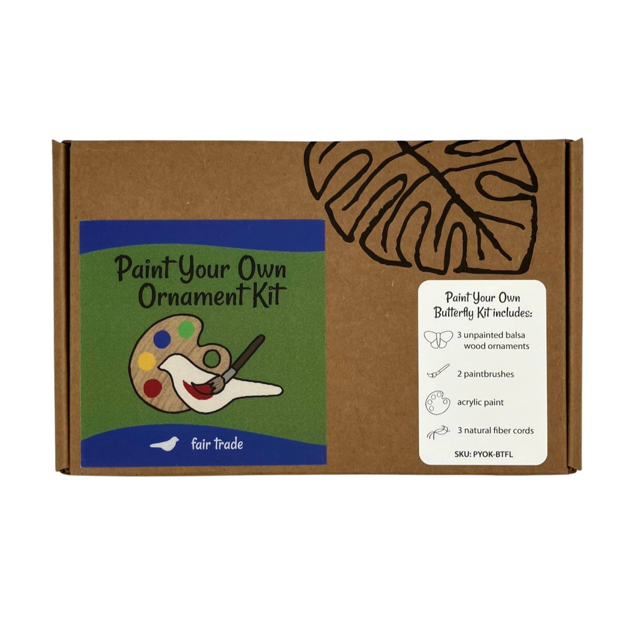 Butterfly Paint Your Own Ornament Kit