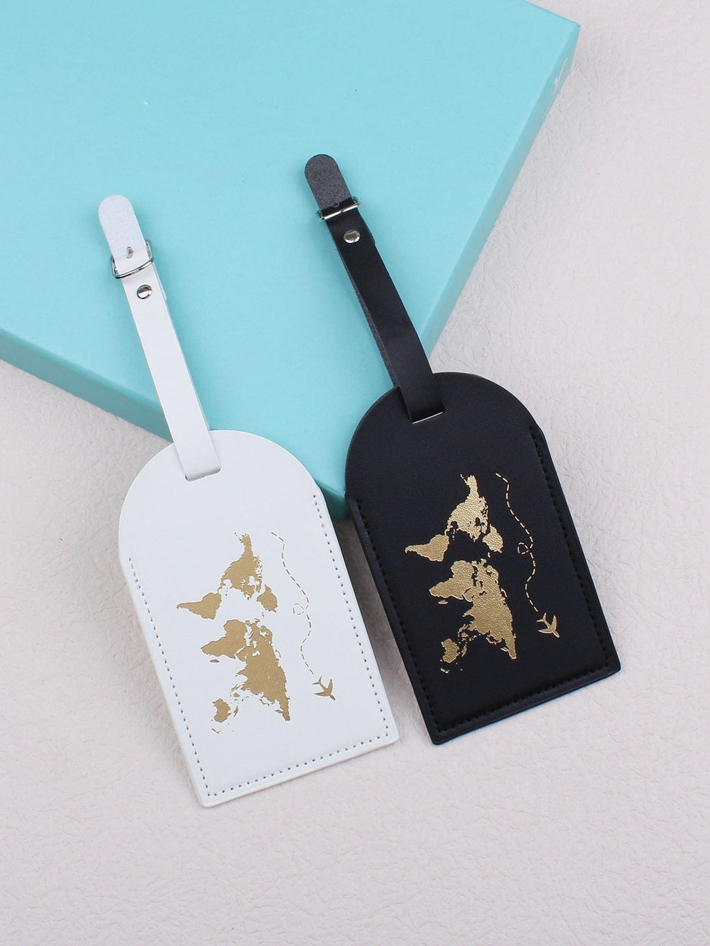 World Map: Luggage Tag