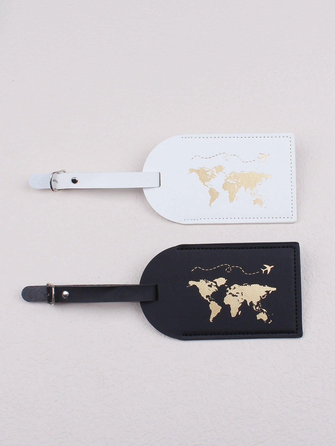 World Map: Luggage Tag