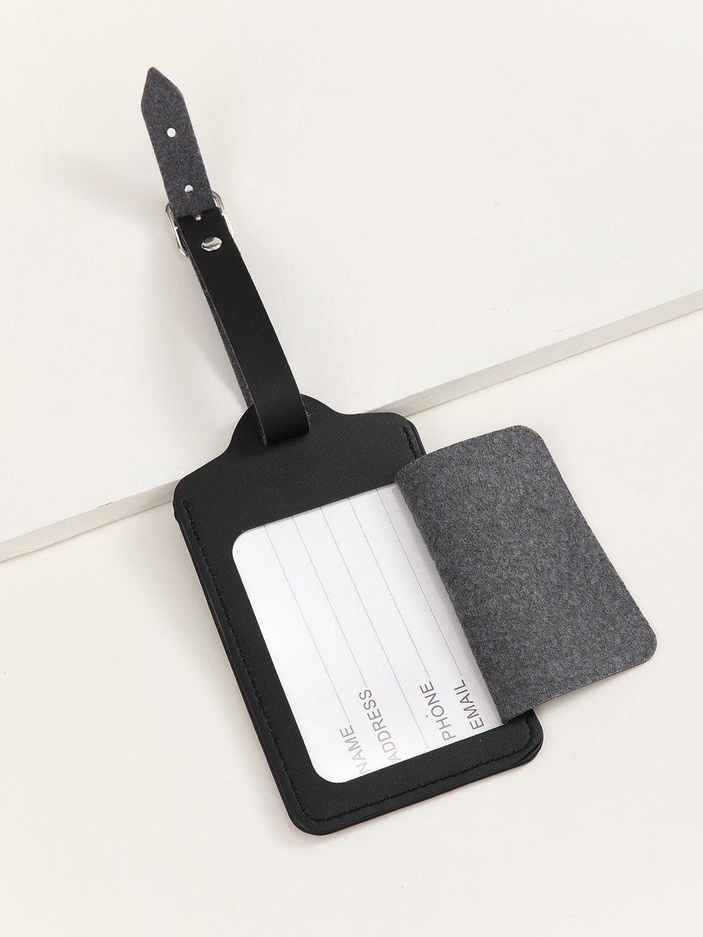 Black life is a journey luggage tag