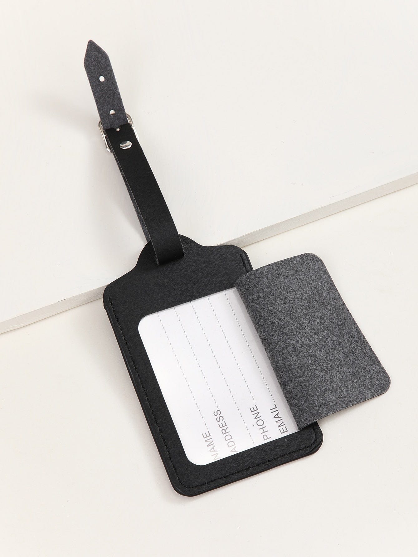 Black life is a journey luggage tag