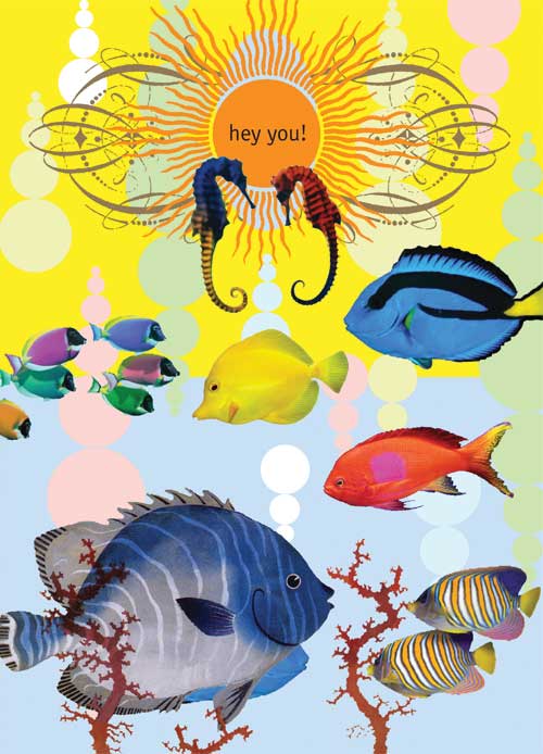 Hey you! Greeting Card