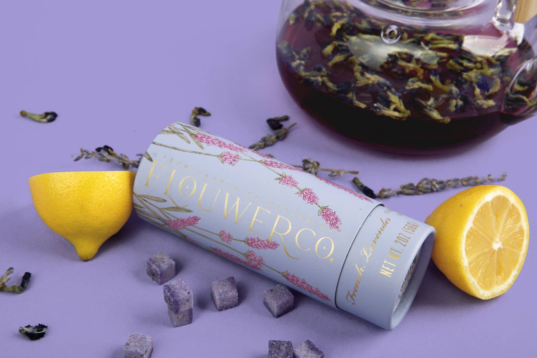 Cocktail Set Case - French Lavender