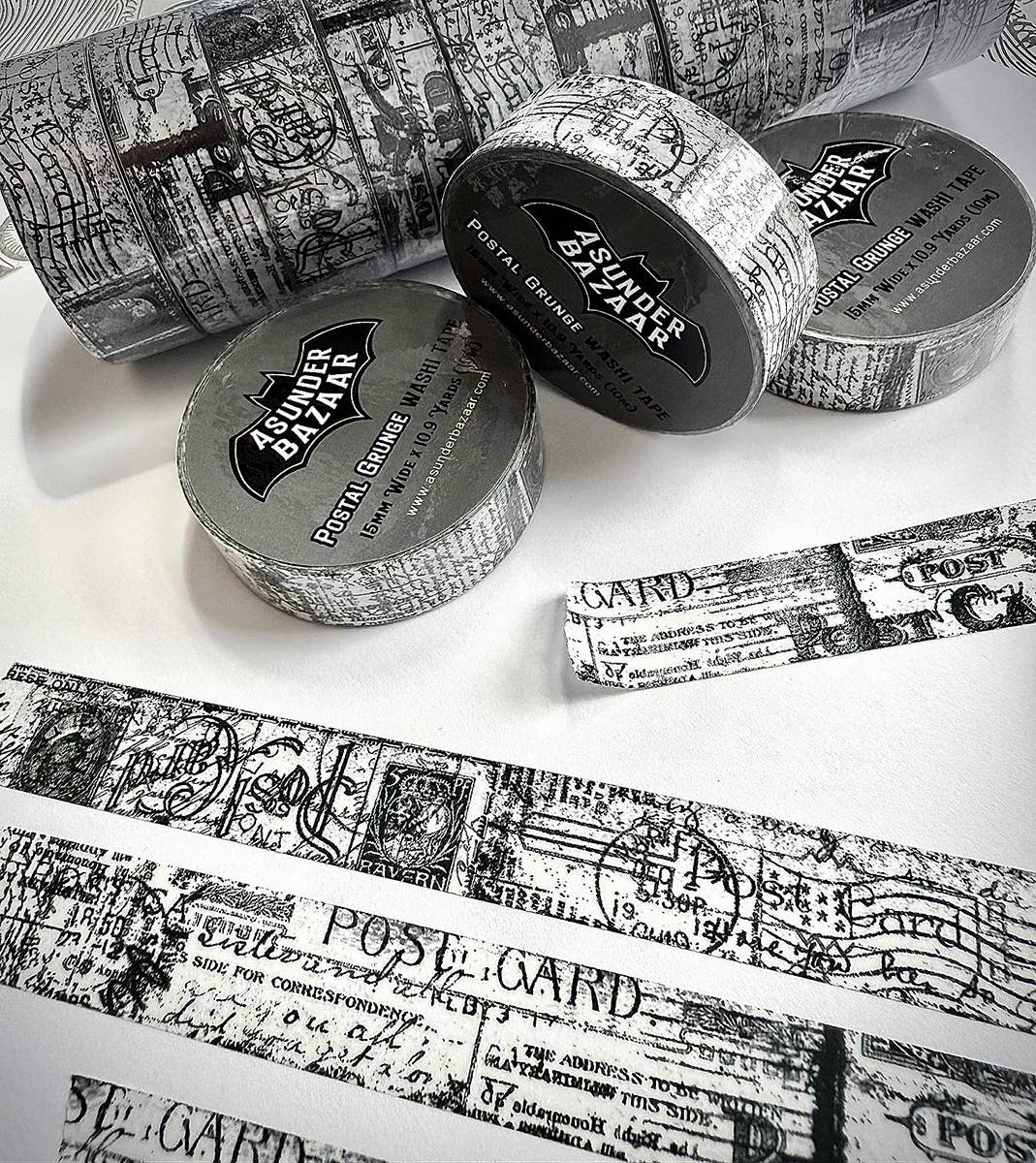 Postal Grunge Washi Tape