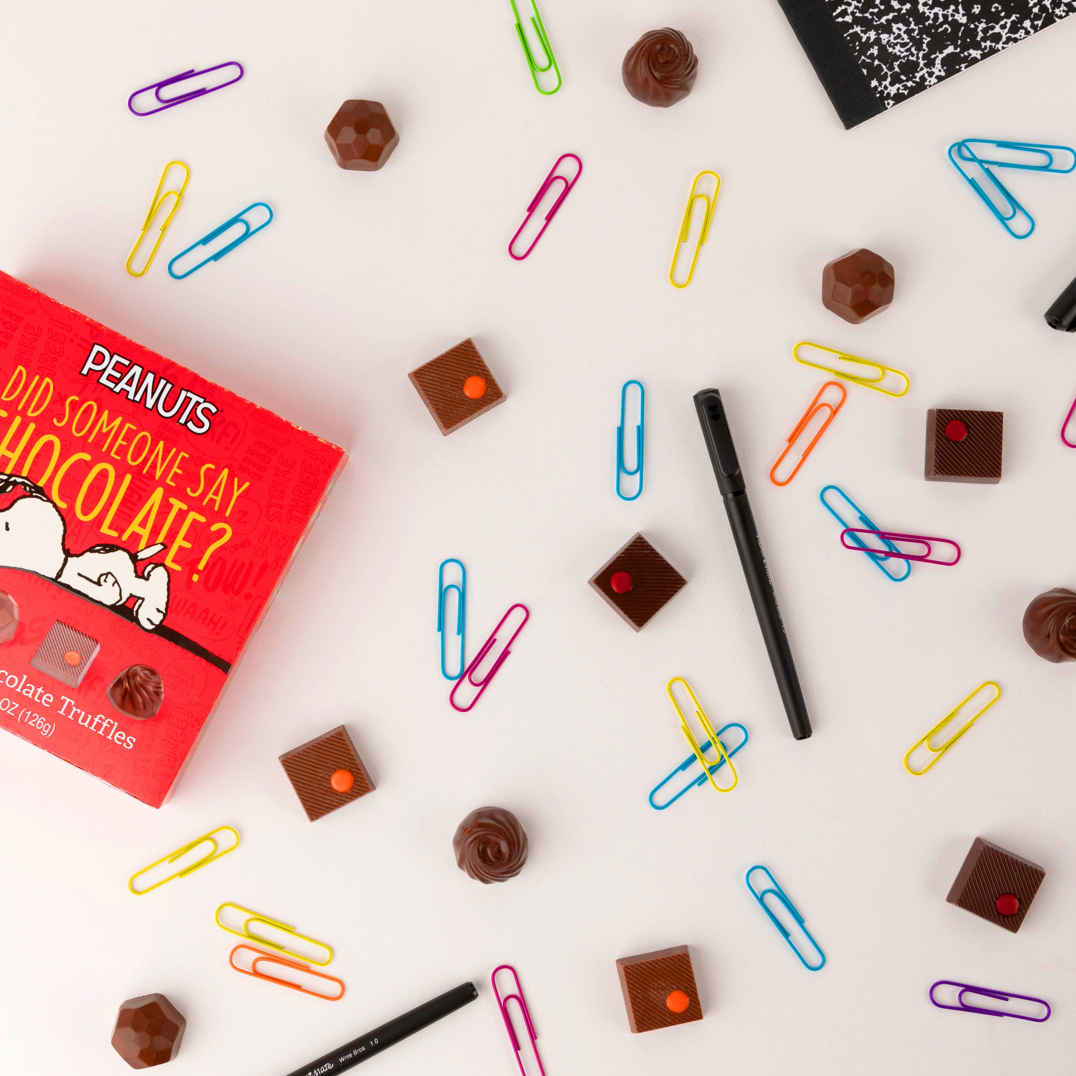 Peanuts 12pc Assorted Fine Chocolate Truffle Box