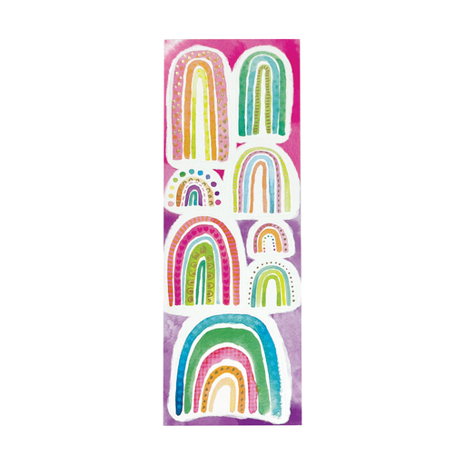 Watercolor Rainbow Stickers (2 Sheets)