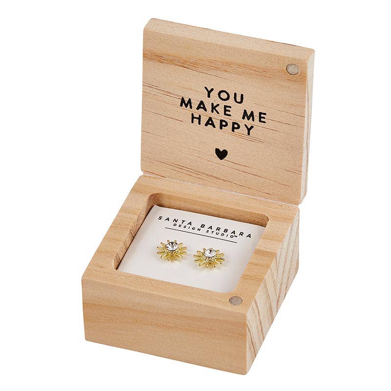 You Are My Sunshine | Treasure Box Earrings