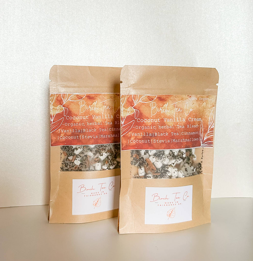 Coconut Vanilla Cream - Black Tea Loose Leaf Tea Blend
