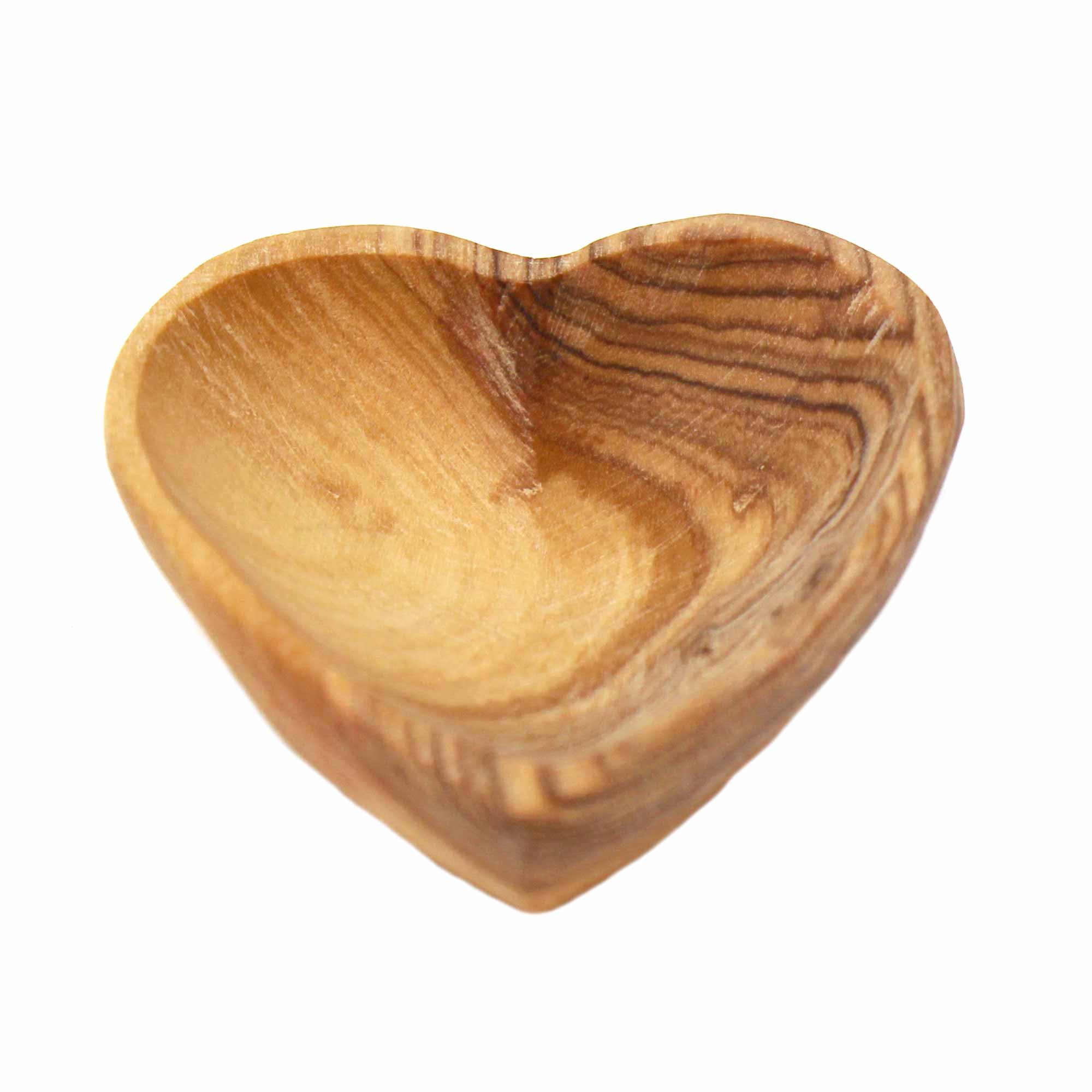 Petite Olive Wood Heart Bowl