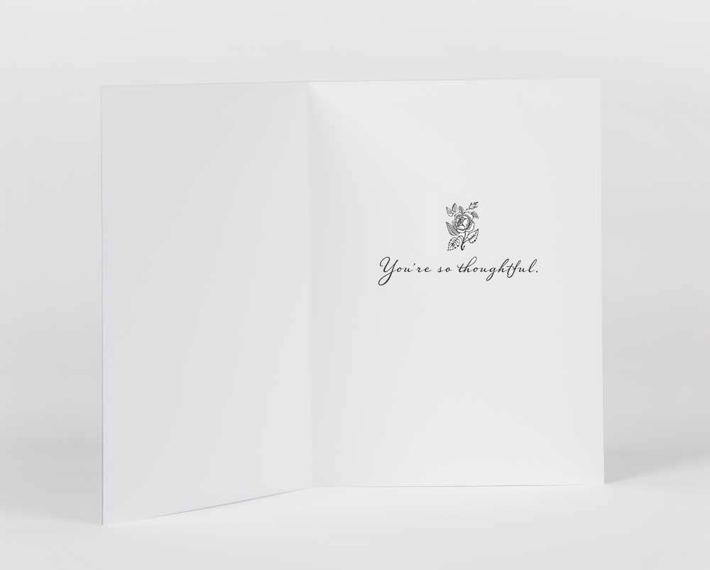 Floral Butterfly Greeting Card