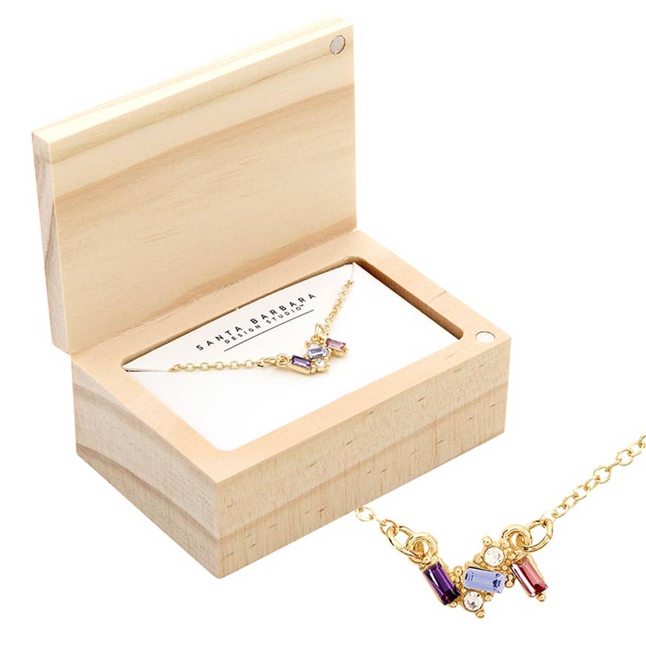 Treasure Box Necklace - Lavender - Let Your Soul Shine