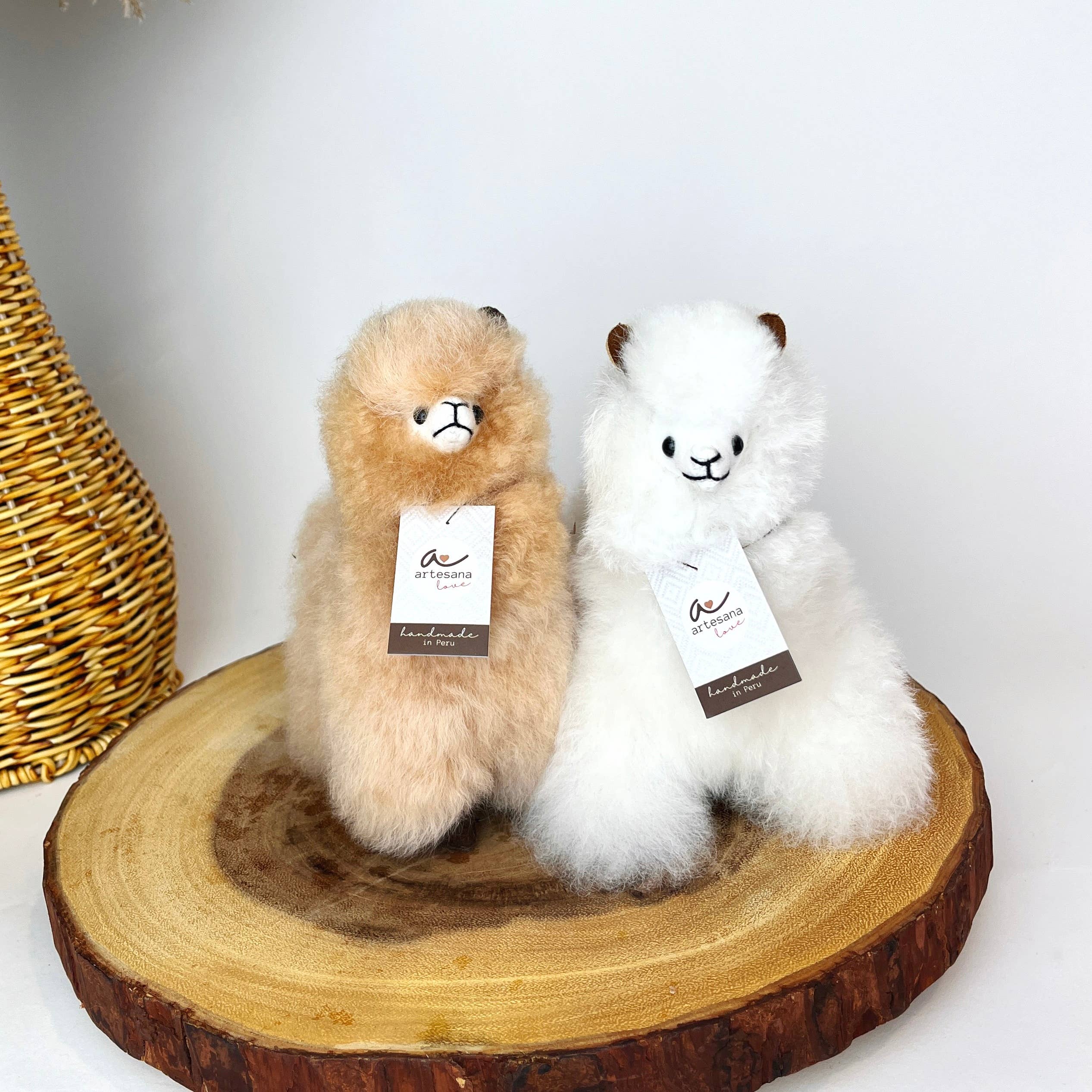 6" Small Paka Stuffed Llama Toy Alpaca