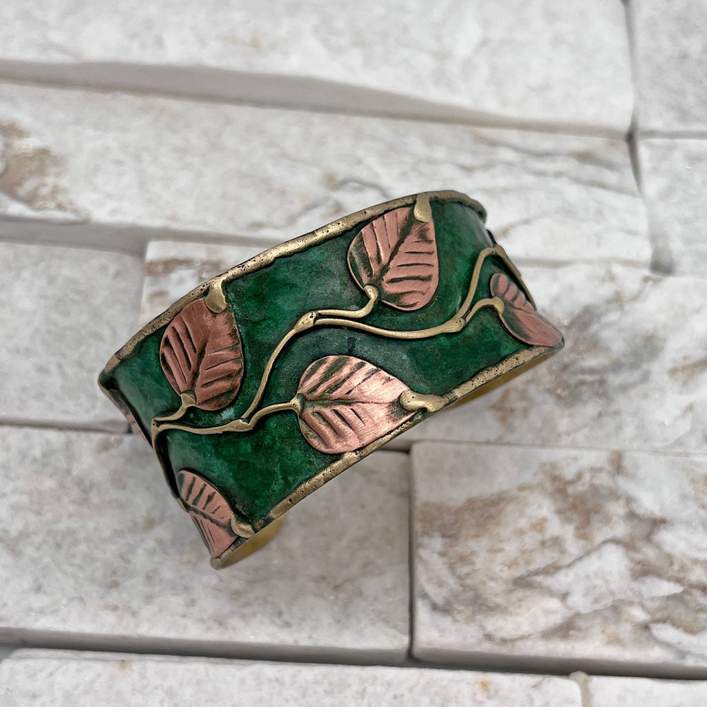 Leaves & Vines Cuff Bracelet