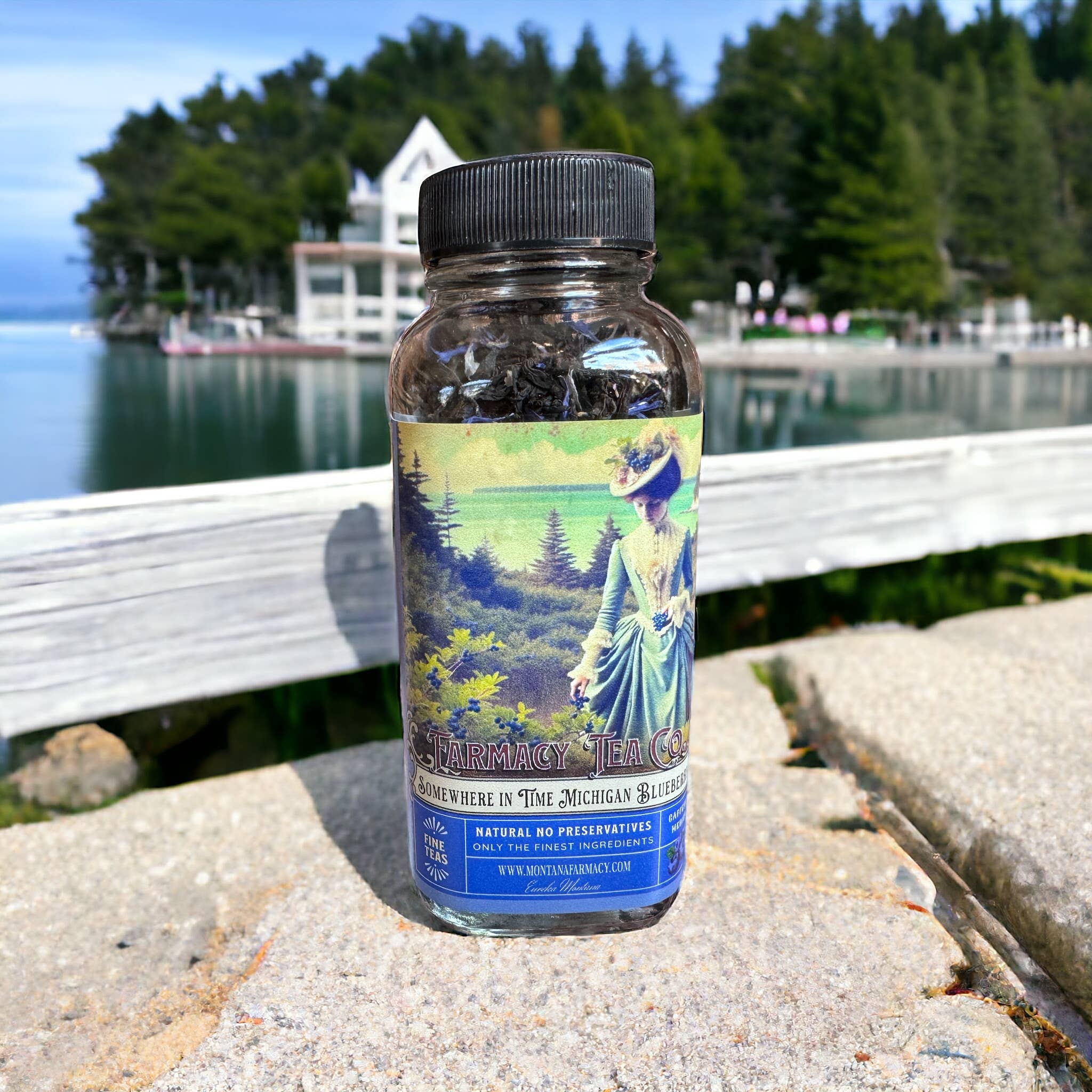 Somewhere in Time Vintage Victorian Michigan Blueberry Tea