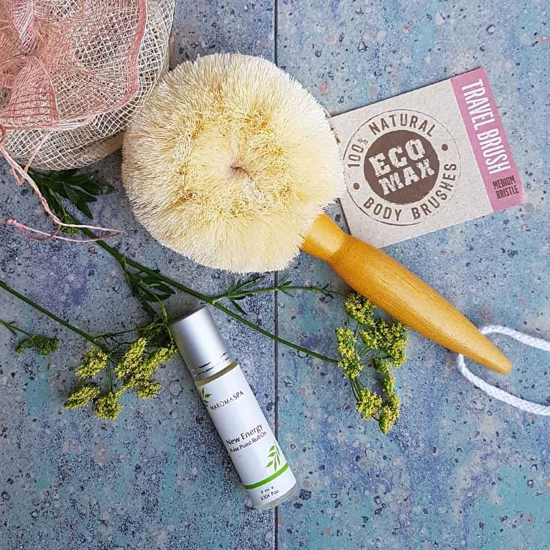 Small/Travel Body Brush - (Wet or Dry), All Natural