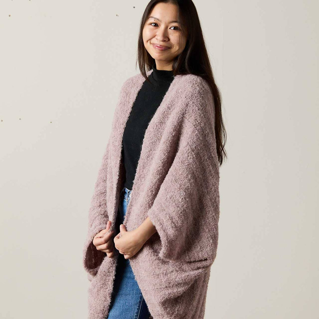 Soft Rose Alpaca Cardigan