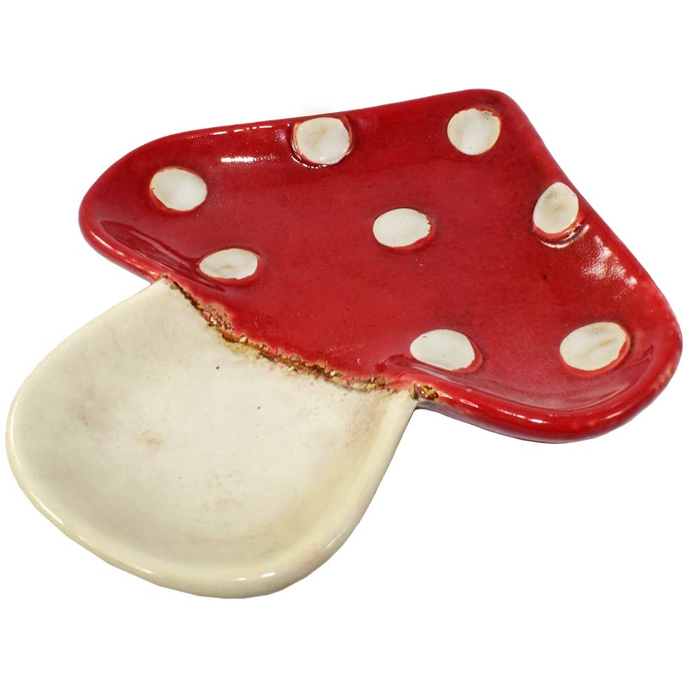 Toadstool Ceramic Tray