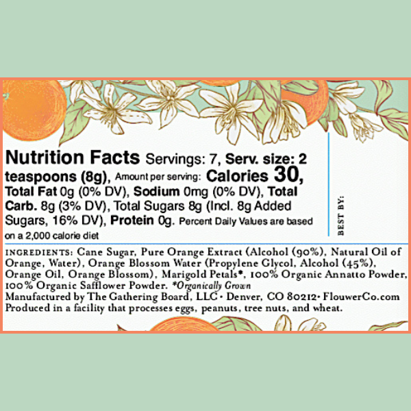 Orange Blossom Cocktail Cubes