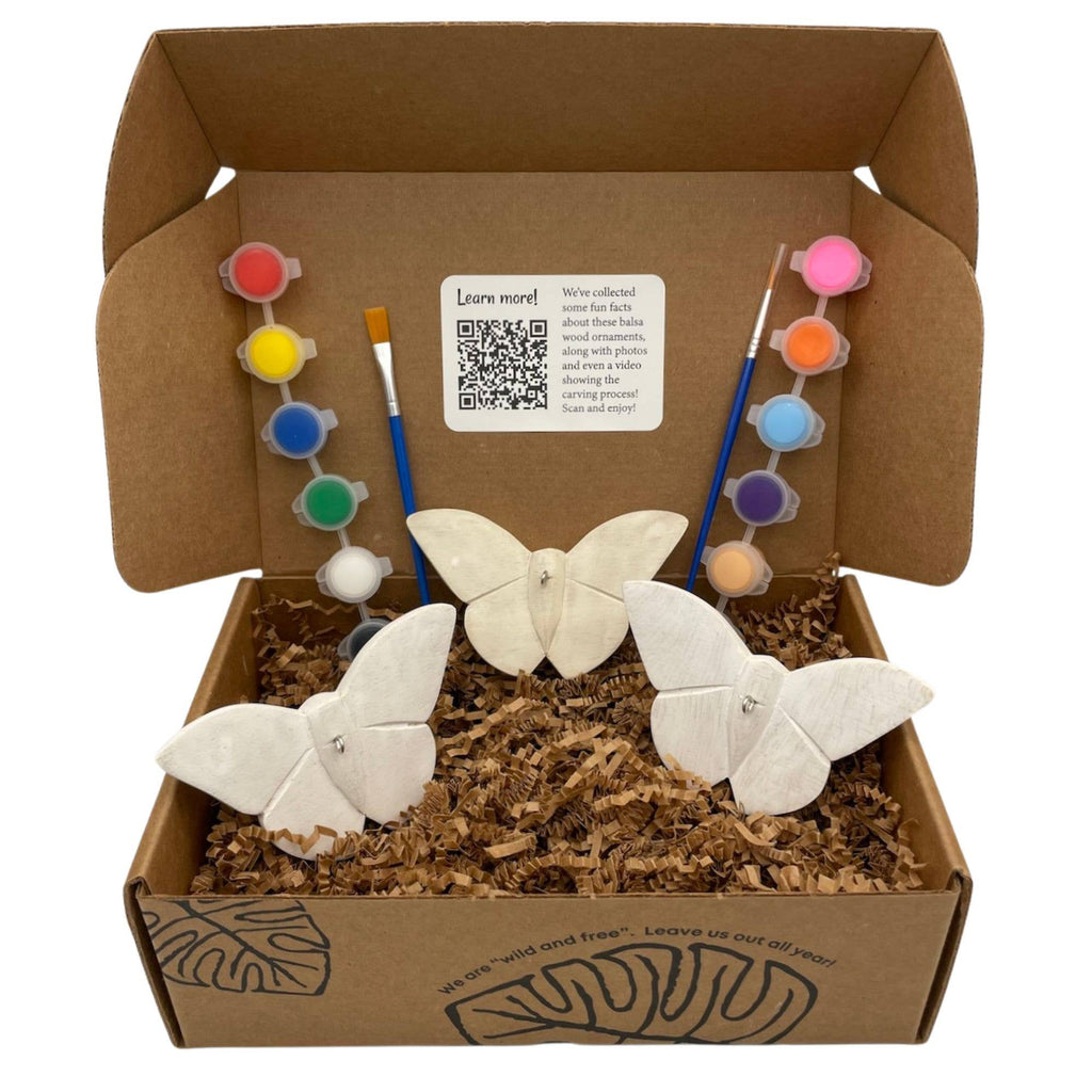 Butterfly Paint Your Own Ornament Kit