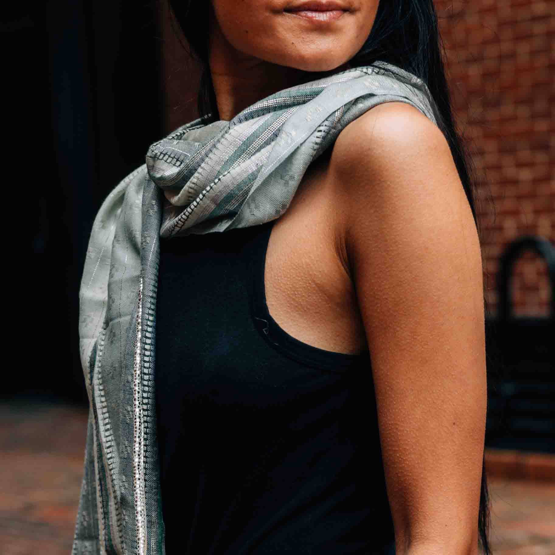 Ocean Days Striped Scarf