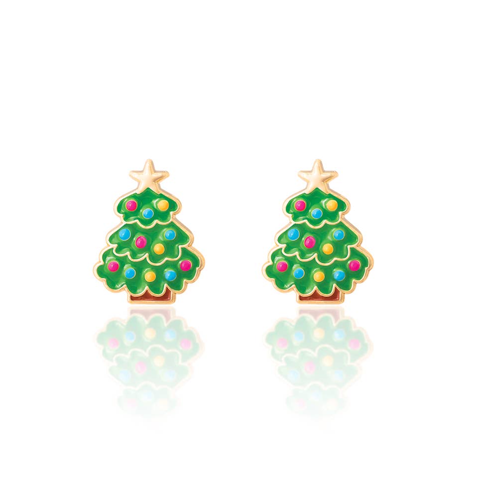 Christmas Tree Studs Earrings