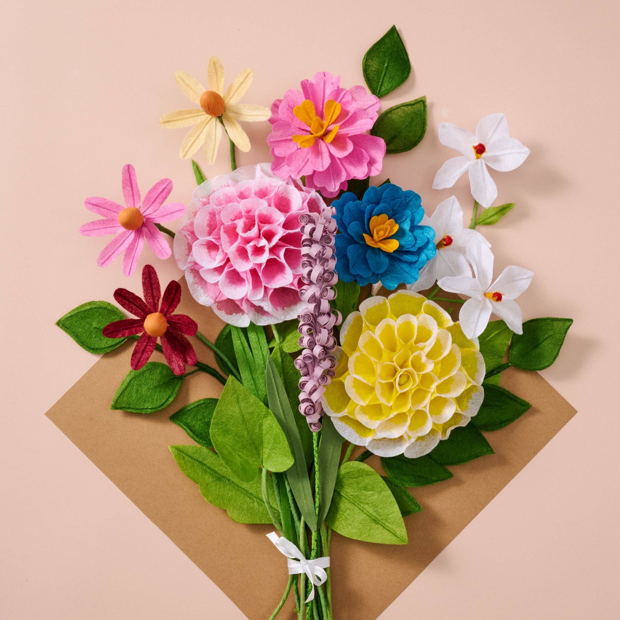 Silk Paper Cosmo Flowers - Pink