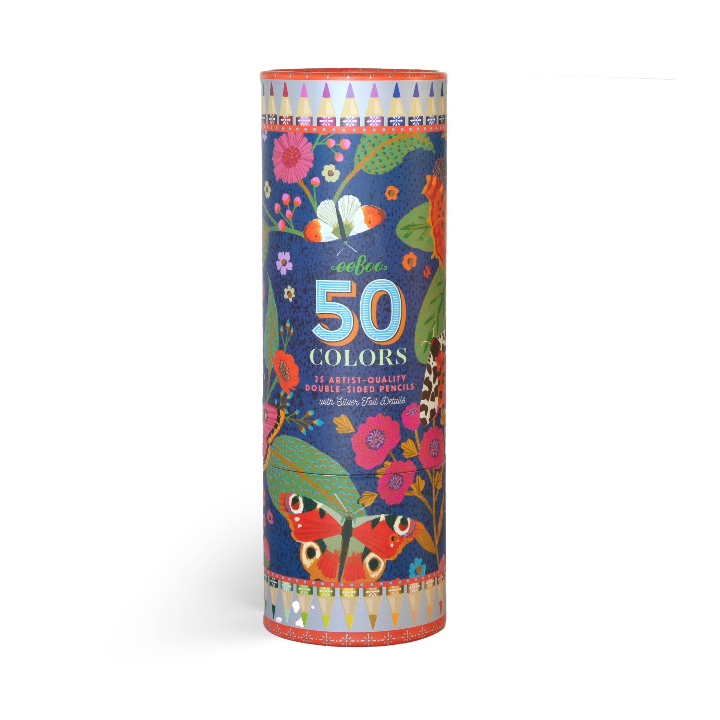Victoria's 25 Double-Sided Colored Pencils (Blue)