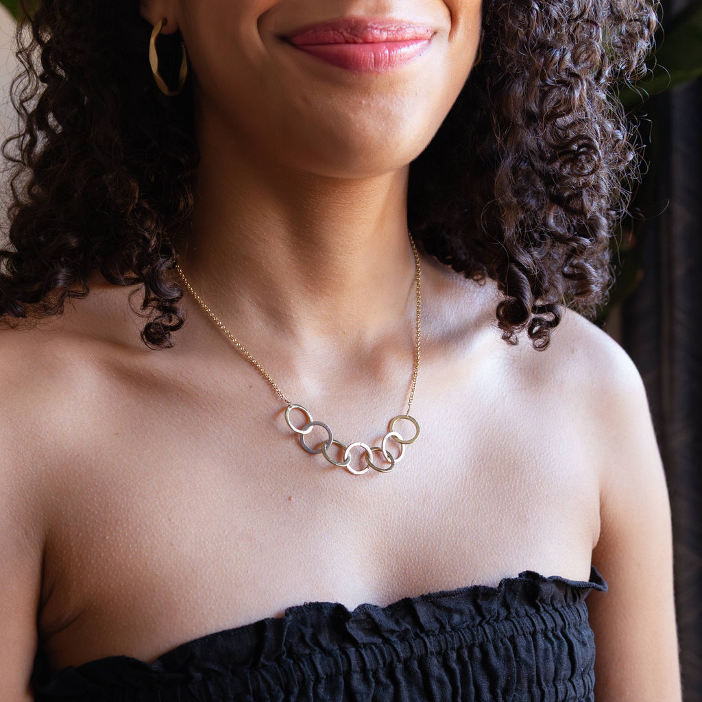 Fluid Circles Necklace